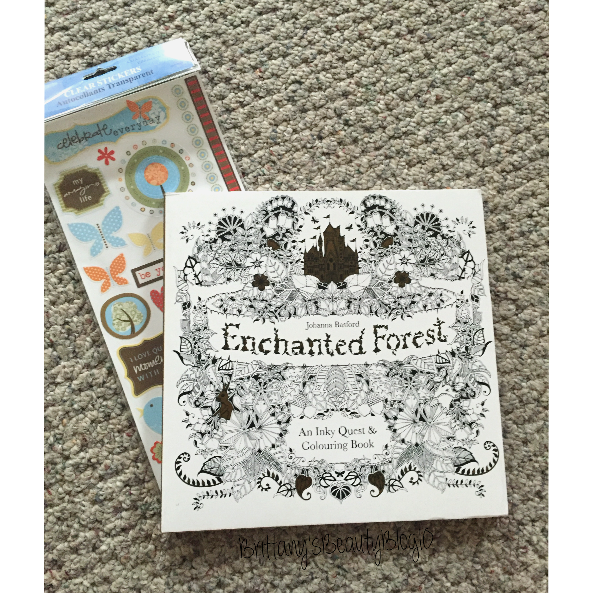 Enchanted Forest by Johanna Basford. My second attempt at coloring